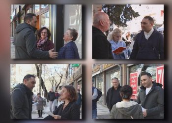 VIDEO/ Këlliçi shpërndan në Tiranë planin për uljen e taksave