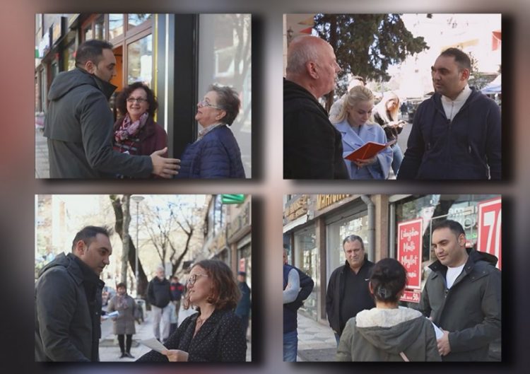 VIDEO/ Këlliçi shpërndan në Tiranë planin për uljen e taksave