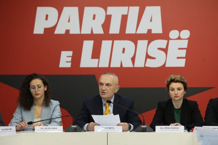 Ilir Meta mbledh kryesinë e Partisë së Lirisë