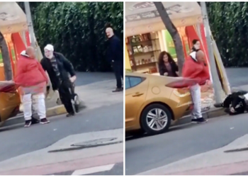 VIDEO/ Skandal, taksisti rreh me grushte të moshuarin në Tiranë