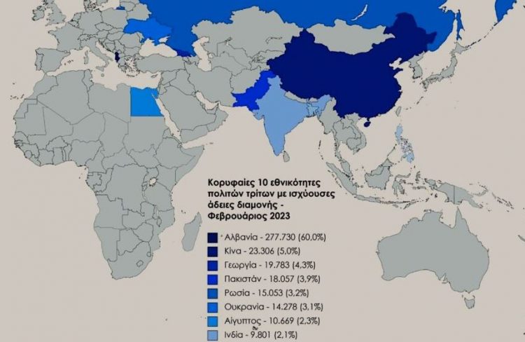Rënie e ndjeshme e shqiptarëve me lejeqëndrimi në Greqi