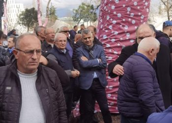 Vangjel Dule i bashkohet protestuesve para Kryeministrisë