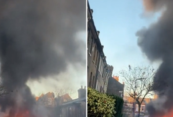 Zjarr në një magazinë me materiale industriale në Sarandë