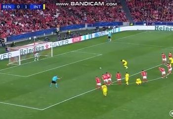 Befason Interi, shënon përsëri në Da Luz