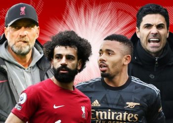 Liverpool-Arsenal, dalin formacionet zyrtare