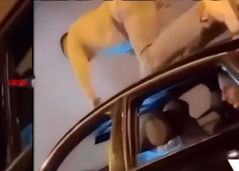 VIDEO/ Çmenduri në Tiranë, shoferi lë timonin dhe hipën mbi…