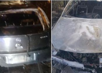 Digjet gjatë natës makina në Korçë