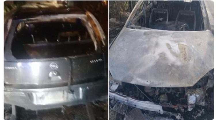 Digjet gjatë natës makina në Korçë