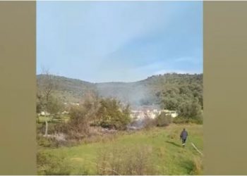 Marrin flakë mbetjet në pikën e grumbullimit në Vlorë