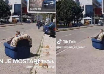 VIDEO/ I moshuari shijon diellin… në mes të rrugës