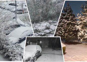 Reshjet e dendura të dëborës mbulojnë Kosovën