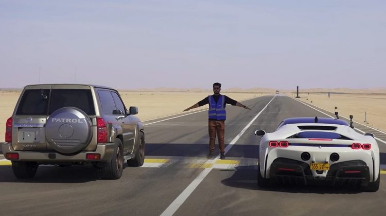 Kush ecën më shpejt? SUV 3000 kuaj/fuqi apo Ferrari SF90?