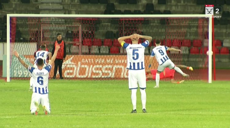 Penallti në minutat e fundit, Tirana merr kreun