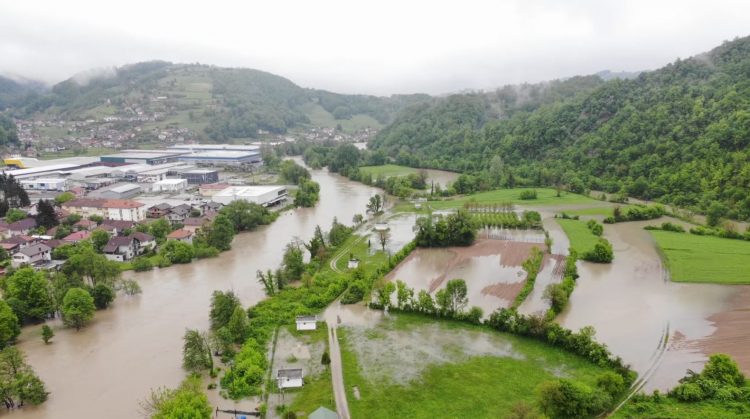 Vërshime në Kroaci dhe Bosnje-Hercegovinë, si pasojë e reshjeve