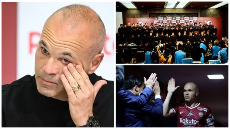 I përlotur gjatë konferencës për shtyp, Iniesta i jep lamtumirën Japonisë
