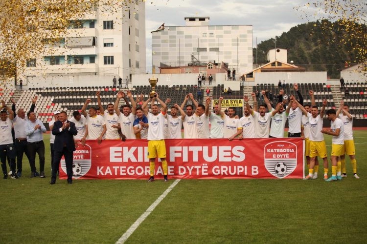 Elbasani shpallet kampion i Grupit B në Kategorinë e Dytë