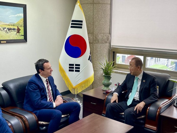 Kurti takohet në Seul me Ban Ki-moon, ja për çfarë u diskutua
