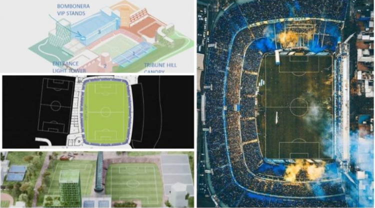 Stadiumi i ri si Bombonera në Argjentinë, përcaktohet studio fituese