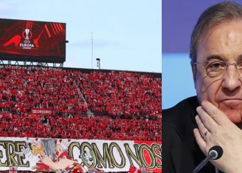 Absurditeti i tifozëve të Sevillas nuk ka fund, ja çfarë mesazhi kanë për Perez