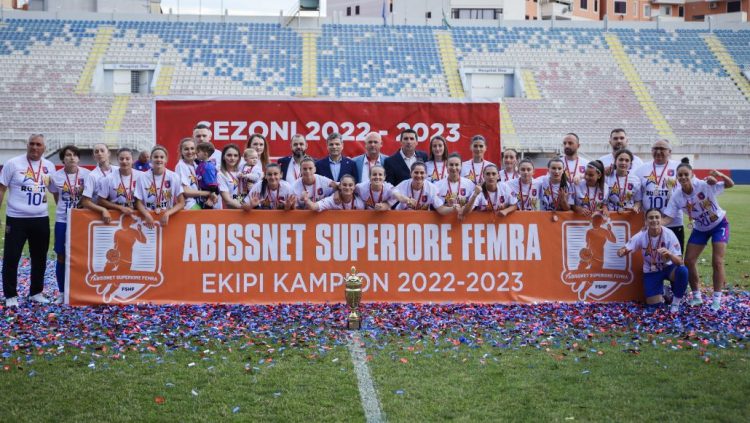 Vllaznia e femrave fiton titullin kampion për herë të dhjetë