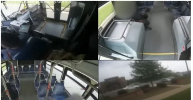 VIDEO E RËNDË/ Autobusi në lëvizje, shoferi e pasagjeri qëllojnë njëri-tjetrin me armë