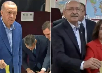 Zgjedhjet në Turqi, Erdogan dhe Kilicdaroglu votuan në të njëjtën kohë