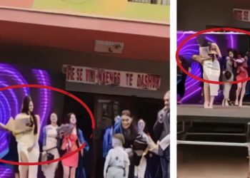 Ekrani bie mbi maturantët, çfarë ndodhi gjatë ceremonisë së diplomave (VIDEO)