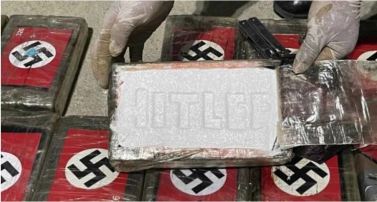 Sekuestrohen 58 kg kokainë me simbole naziste