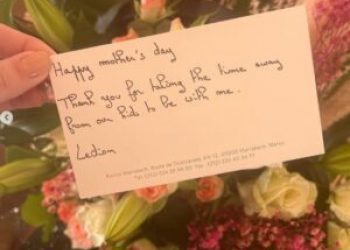 Surpriza e Ledionit për Sara Hoxhën