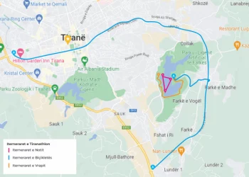 Gara ‘Tiranathlon’ në kryeqytet, ndryshon qarkullimi i mjeteve në disa akse rrugore