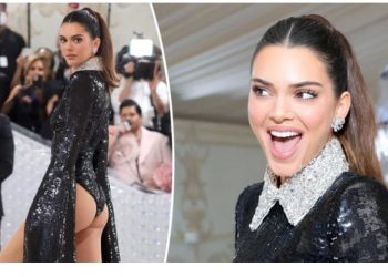 Kendall Jenner nxjerr të pasmet teksa ecën në tapetin e kuq