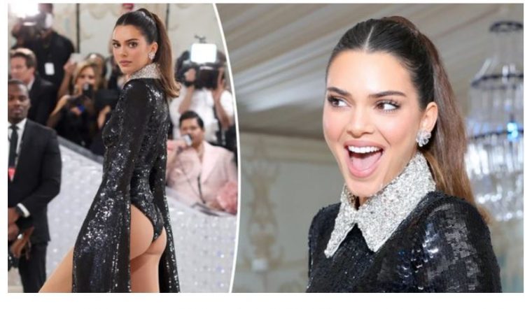 Kendall Jenner nxjerr të pasmet teksa ecën në tapetin e kuq