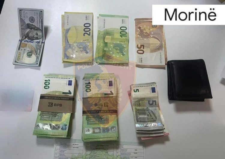Sekuestrohen mbi 15 mijë euro në Morinë, procedohet i riu