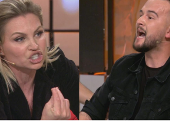 “Do përfundoje në liqen”/ Klodiana acarohet me sjelljen e Romaldos