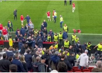 Plas sherri, holandezët godasin prindërit e lojtarëve të Uest Ham (VIDEO)