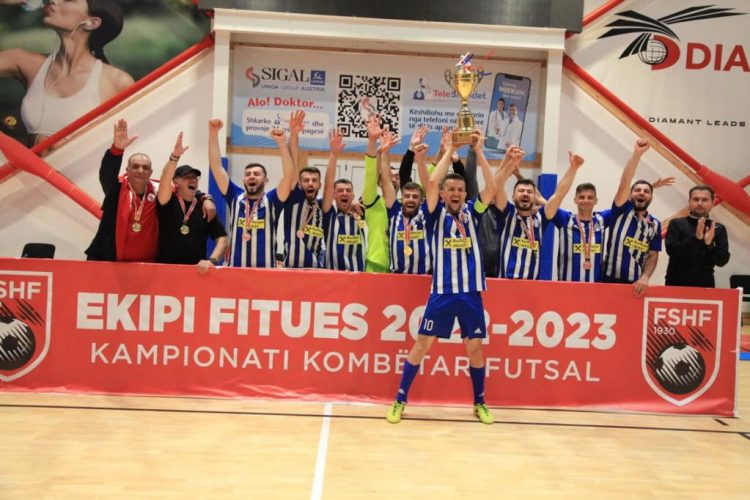 Futsall 2023/ Tirana shpallet kampione e Shqipërisë
