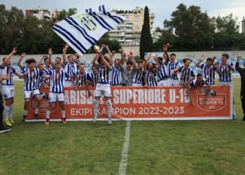 Tirana U-15 shpallet kampione e Superiores për sezonin 2022-2023