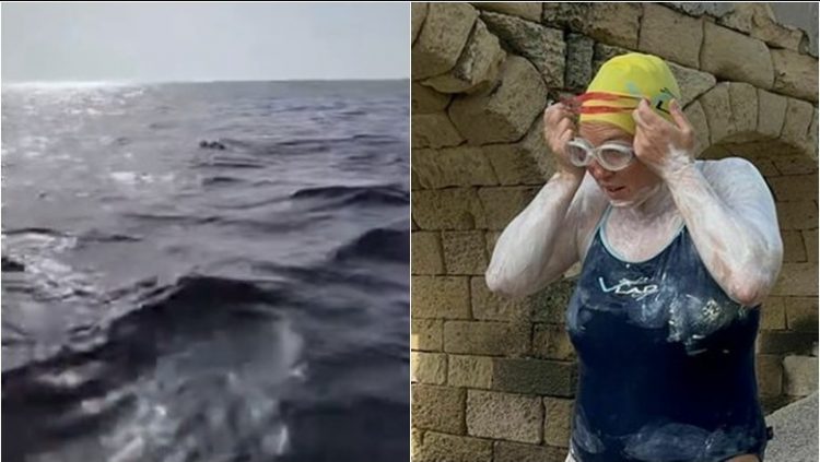 VIDEO/ E rrallë Eva Buzon gruaja e parë shqiptare që do të kalojë me not Otranton!