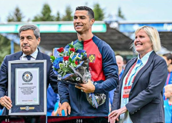 Festë e dyfishtë për CR7 në duelin ndaj Islandës