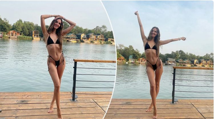 Emina Çunmulaj tregon linjat e saj të trupit nga pushimet në Ulqin