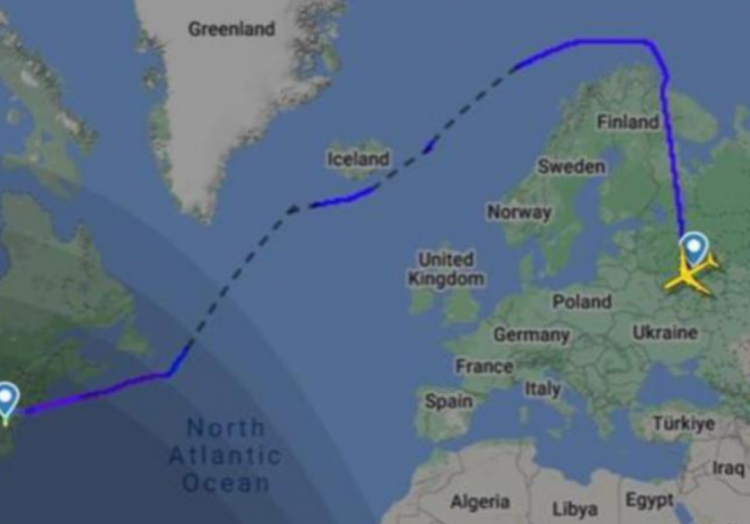 Avioni shtetëror rus fluturon nga Moska në Uashington, çfarë ka ndodhur