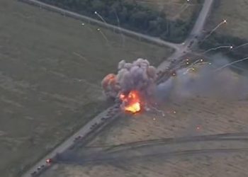 Sulmohet një kolonë ushtarake ruse afër rajonit Zaporizhia