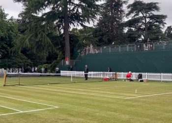 Dy të dashuruarit përgatiten së bashku për Wimbledon