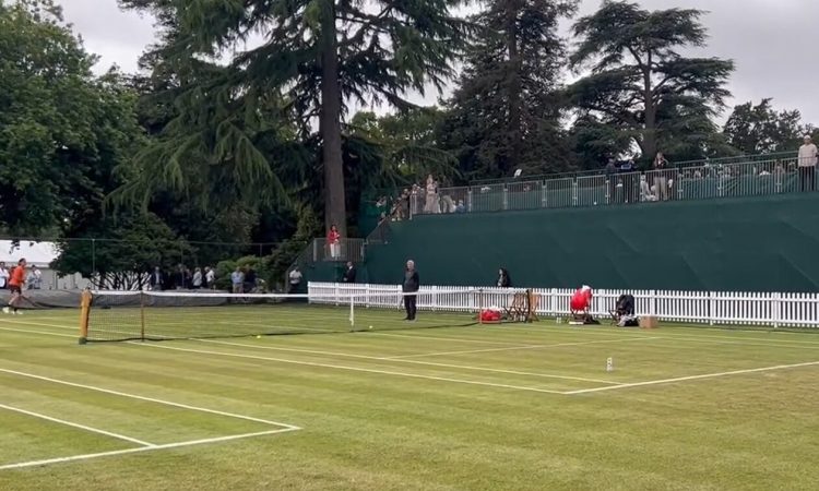 Dy të dashuruarit përgatiten së bashku për Wimbledon