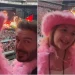 Video/ David Beckham me pupla rozë në koncert me vajzën e tij