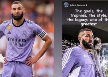 Benzema shpërndan postimin që konfirmon lamtumirën e tij