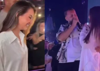 “Jam dhëndër në Lushnje”, Luiz Ejlli i bën përshëndetjen speciale Kiarës nga koncerti në Amerikë