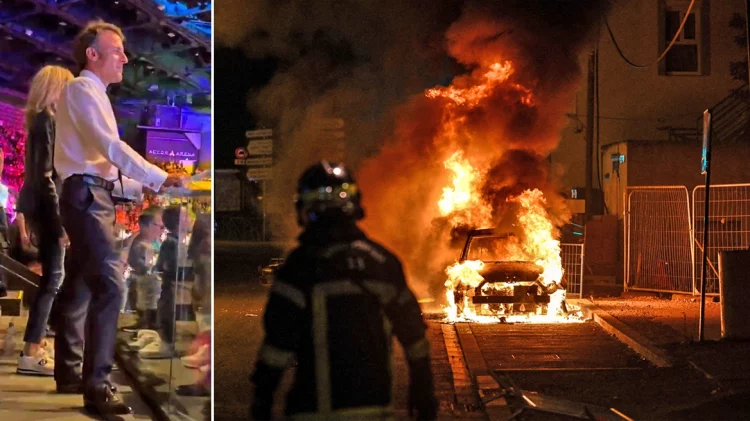 Franca digjet, Macron krihet! Zemërimi për videon në koncertin e Elton John