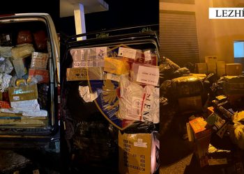 Sekuestrohen mallra kontrabandë, ndalohen dy persona në Lezhë