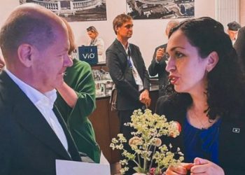 Osmani takohet me kancelarin dhe presidentin gjerman, diskutojnë për situatën në veri